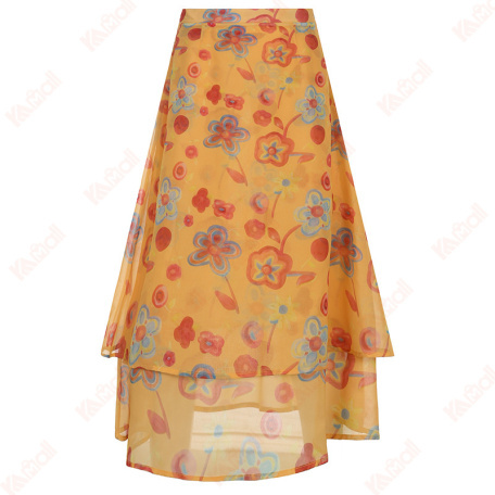 polyester fiber womens sweet skirts